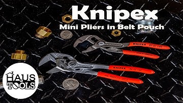 Knipex 00 20 72 V01 Mini Pliers in Belt Pouch, 2-Piece