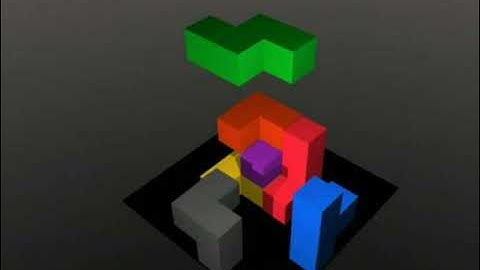 Soma Cube - Anim. 3D - Link Solutions 02