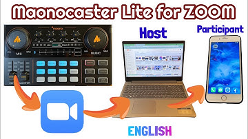 Maonocaster Lite for ZOOM Meeting using Laptop Set up - Sample Zoom Meeting with 1 participant