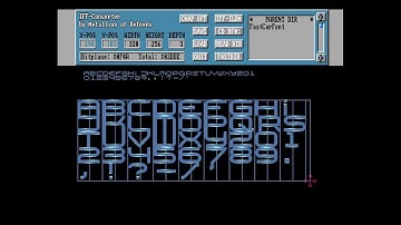 Amiga Hardware Programming 19 - How to deliver fonts/graphics, color reduction and remapping