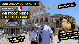 WE WALKED INSIDE THE COLOSSEUM! Exploring Ancient Rome for the First Time