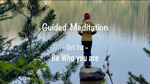 Oct 1st: Be who YOU are - Language of Letting Go: Daily Meditations for codependents |Melody Beattie
