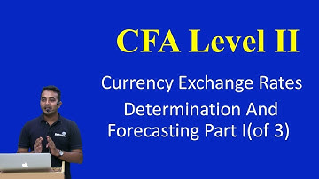 CFA Level II: Currency Exchange Rates: Determination and Forecasting Part I(of 3)