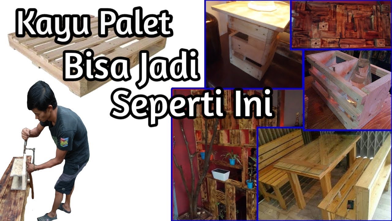 PROSES PEMBUATAN MEJA KURSI  DARI  KAYU PALET  YouTube