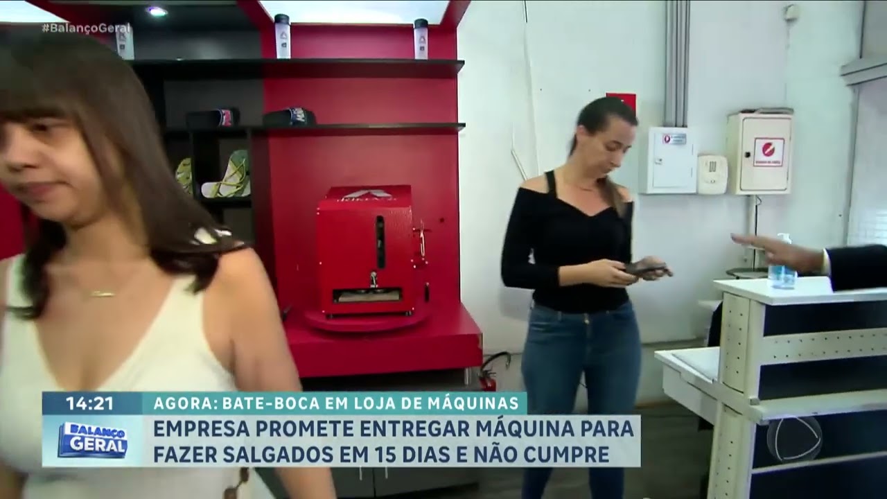 Empresa promete entregar máquina em 15 dias e não cumpre!
