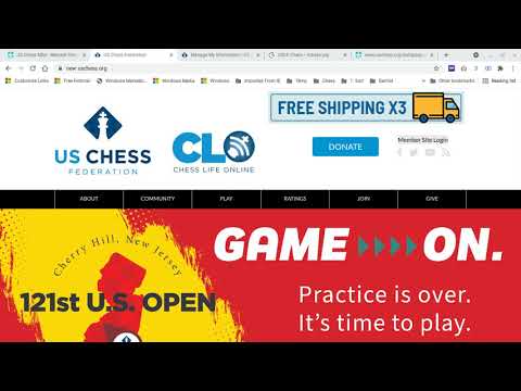 How to Get a USCF Online Rating