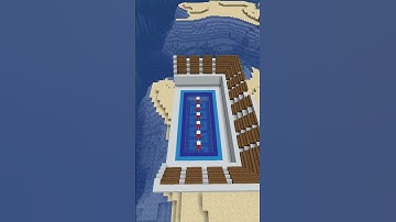 Minecraft: Olympic Infinity Pool #shorts