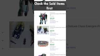 Tips for Selling Action Figures on eBay - CHECK THE SOLD ITEM LISTINGS