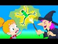 Groovy The Martian & Phoebe - Halloween mission: save the kids out of an evil witch!