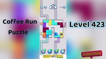 ☕ Coffee Run Puzzle Level 423 Walkthrough 🔍 | Coffee Run Level 423