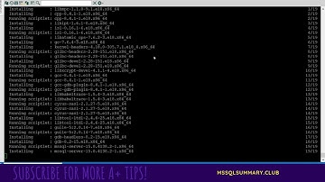 Install SQL Server on Red Hat Linux 7/8