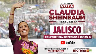 Conferencia de prensa desde Guadalajara, Jalisco