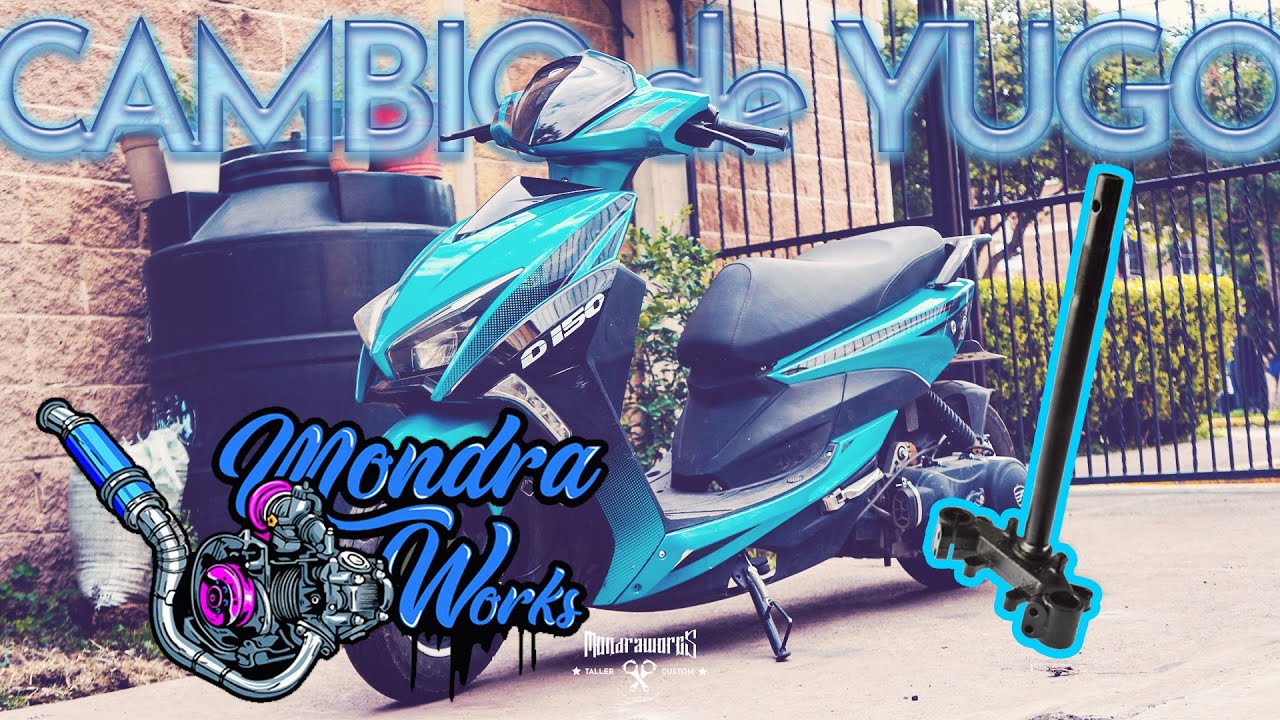 Como cambiar barras y yugo de tu motoneta