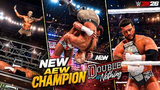 WWE 2K26 SIMULATION: MJF vs Darby Allin AEW: Double or Nothing 2026 Highlights