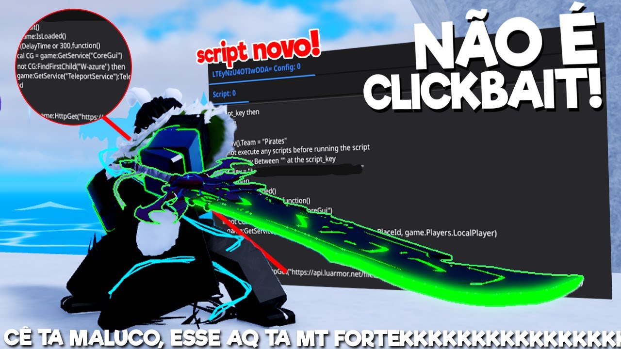 NÃO É CLICKBAIT, ACHEI O SCRIPT MAIS FORTE DO BLOX FRUITS