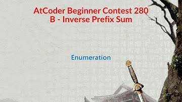 AtCoder Beginner Contest 280 B   Inverse Prefix Sum