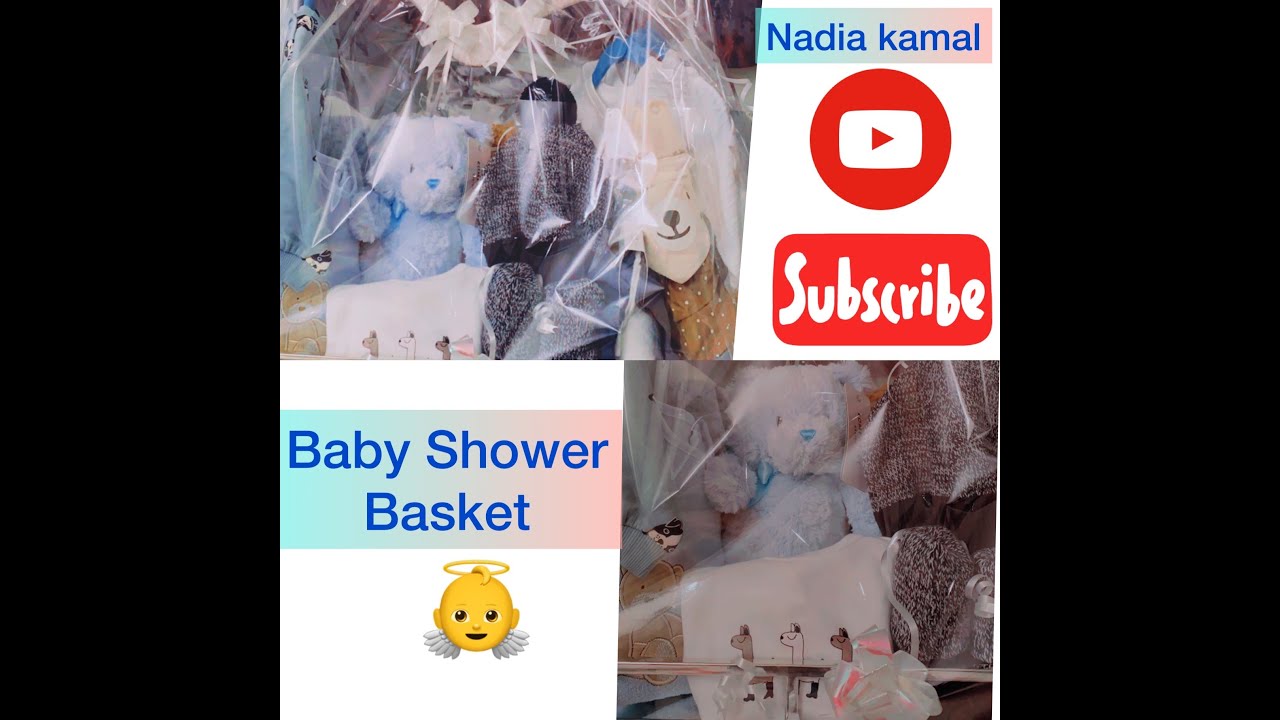 How To Wrap A Baby Shower Gift BasketDIY Gift Basket How to make a