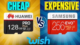 TESTING Expensive 256GB Micro SD Memory Card VS. Cheap 256GB Micro SD Card From Wish