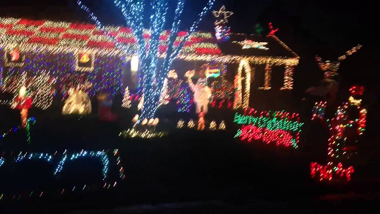 Christmas Light display Lynchburg VA 2015 YouTube