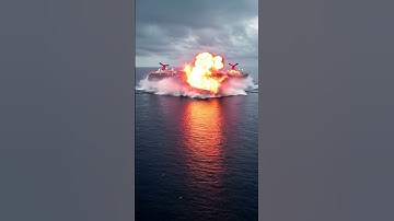 heavy collision between two cruise .#cruise #ship #ocean #collision #storm