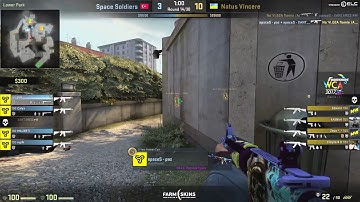 paz   3 M4A4 kills on the bombsite A defense