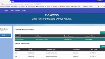 Saccos management system,  loan officer