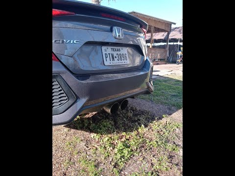 2017 Honda Civic Si MagnaFlow exhaust!