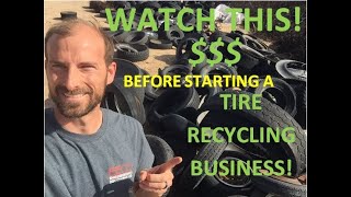 MOST AFFORDABLE Tire Recycling System!