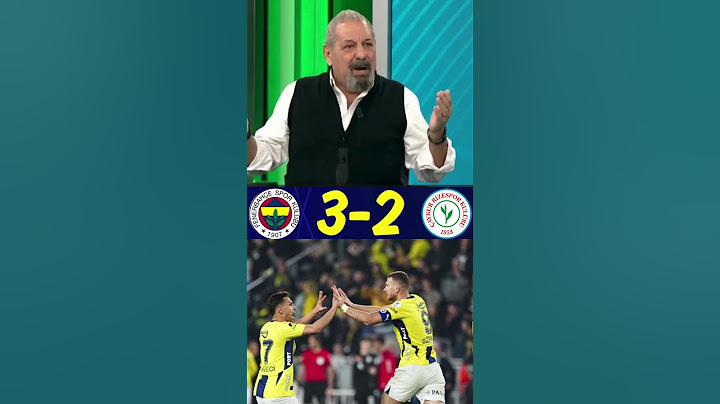 Fenerbahçe 3 - 2 Rizespor Maç yorumları Erman Toroğlu: #fenerbahçe #shots