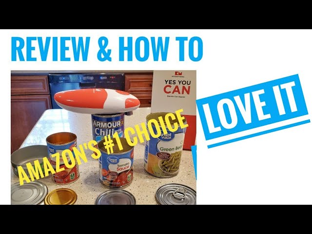 Kitchen Mama Yes You Can - Automatic Can Opener Review (and Giveaway!) -  Meaningful Midlife!