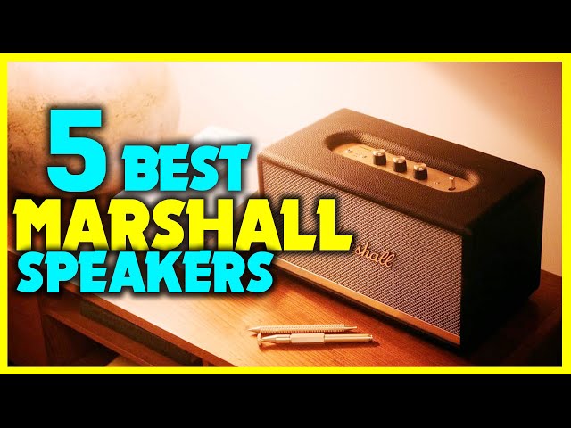 Buy Marshall Speakers Online, January 2024