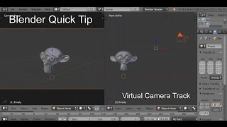 How to-Blender Quick tip: Camera Crane Track