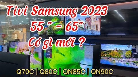 So sánh các dong qled 2023 4k samsung năm 2024