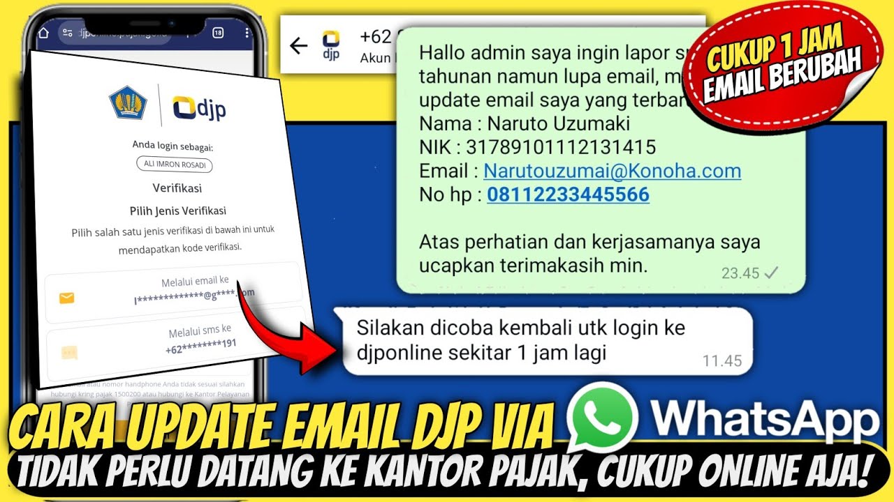 ПОСЛЕДНИЕ НОВОСТИ 2025 ГОДА!! Как изменить свой адрес электронной почты DJP Online в 2025 году ● ...