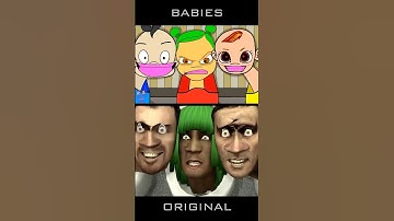 SKIBIDI TOILET BABIES - Comparison of original vs remake (animation meme) #shorts