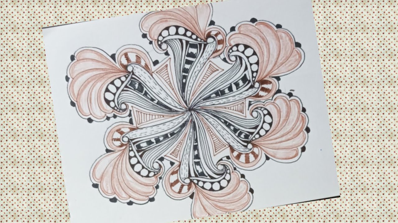 Harp Zentangle // Tangle Pattern Art/Zentangle YouTube