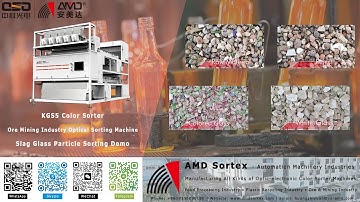 AMD Sortex(KGS5) Ore Mining Industrial Color Sorter Machine Price for Slag Glass Particles Sorting