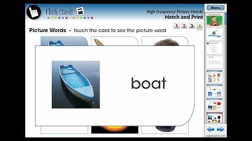 CC7101 High Frequency Picture Words: Match and Print Chapter Mini - 2013