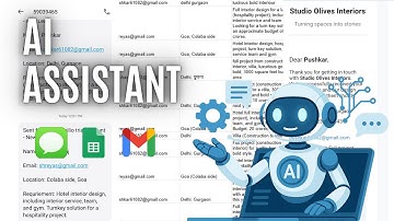 Ai assistant that manage || google sheet || Gmail || SMS
