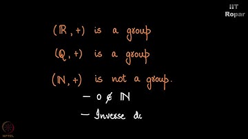 Groups  Examples and non examples
