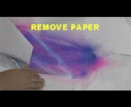 Skull stencil on denim using stencil spray paint - YouTube