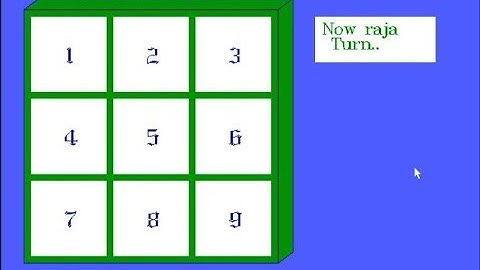 16 Tic Tac Toe Game in C++ Demo (Hindi)