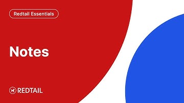 Redtail Essentials: Notes