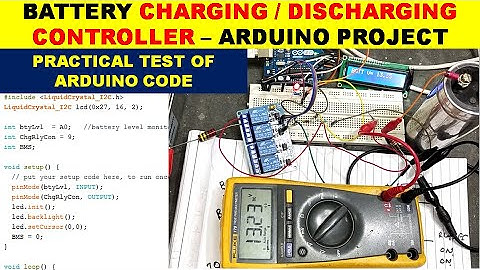 {712} Battery Charge Discharge Controller With Arduino Code