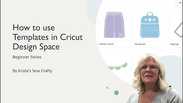 How to use Templates in Cricut Design Space - Beginner Series #cricut #cricutbeginner