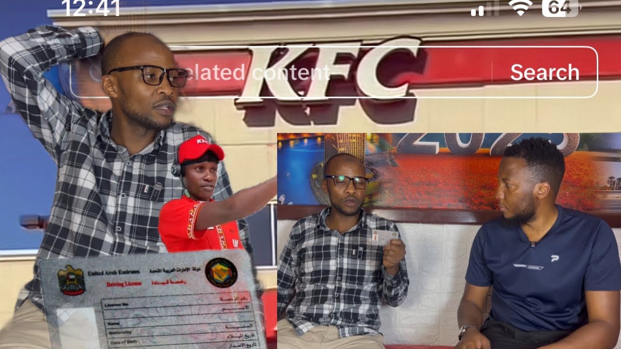 SENTE ZONA ZENAKOLA MU KFC ZAGWEELA MU DRIVING LICENCE YE DUBAI,I FAILED 3 TIMES I PAID 11M