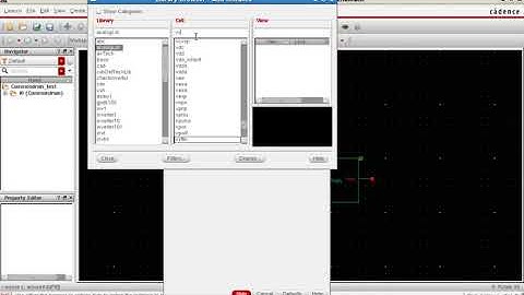 Cadence Common drain amplifier procedure