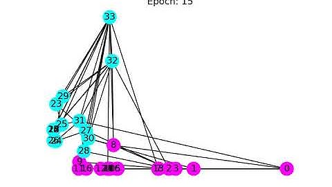Supervised node classification with graph neural network for community detection.