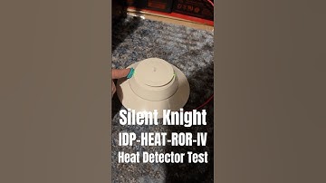 Silent Knight IDP-HEAT-ROR-IV Addressable Fire Alarm Heat Detector Test #firealarm #shorts