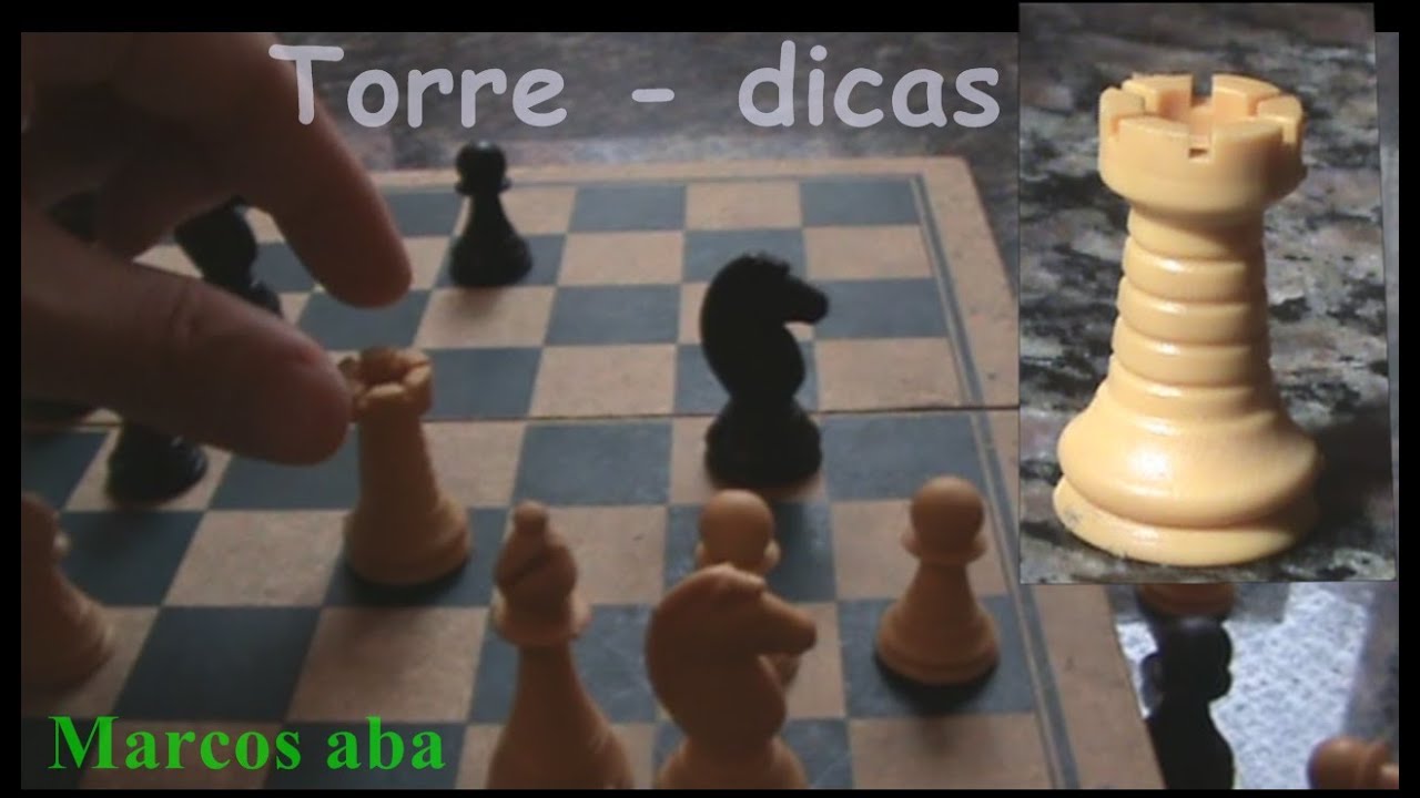 Aprenda a jogar #xadrez! Como cada peça de xadrez se move? Torres na v